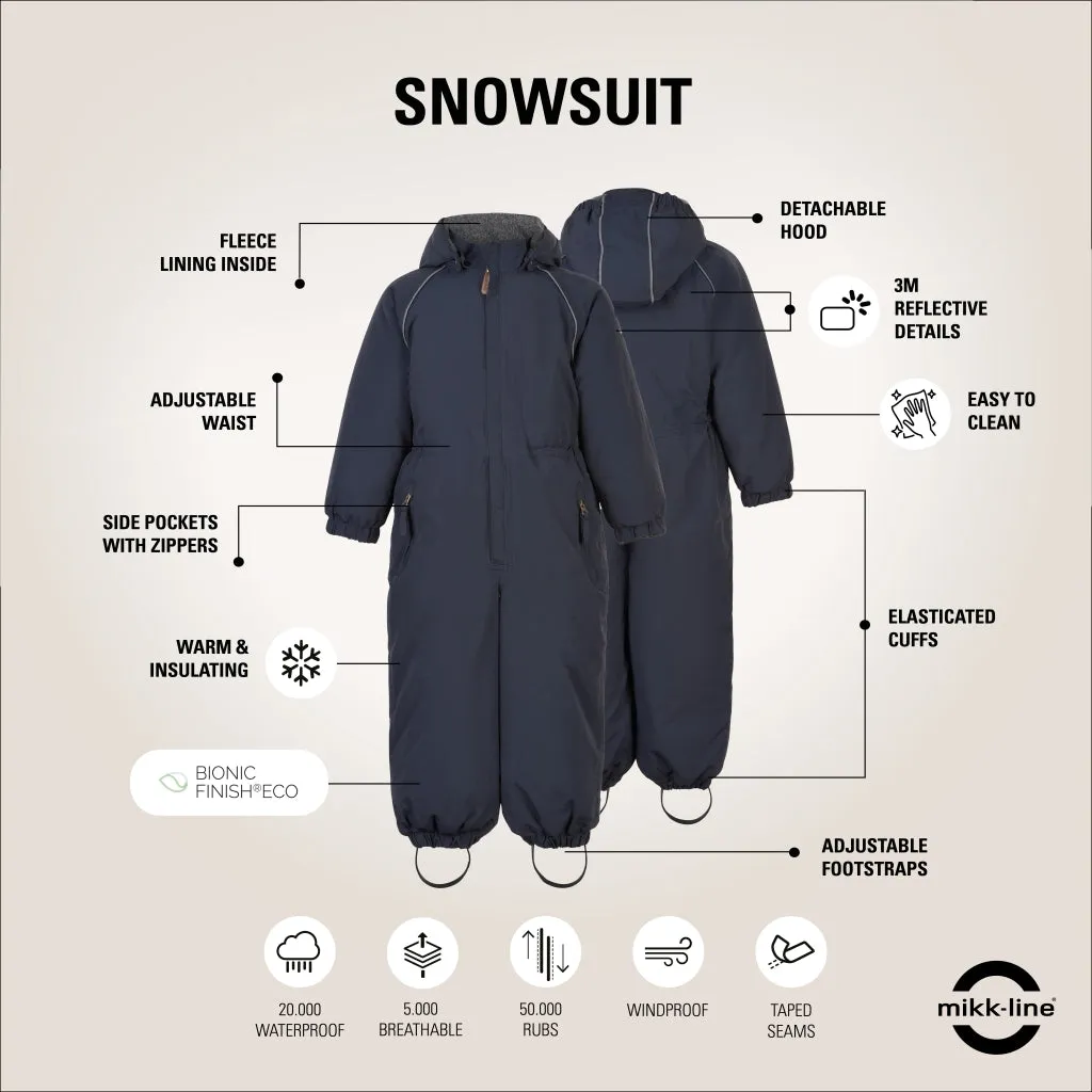 Junior Nylon Snowsuit - Blue Nights
