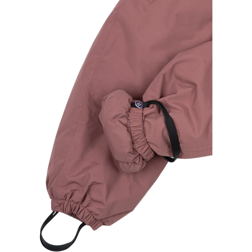 Junior Nylon Snowsuit - Rose Brown