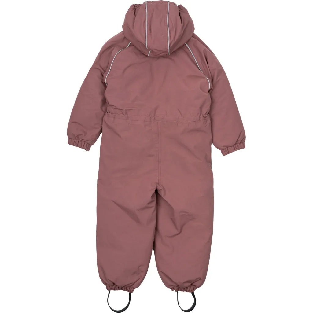 Junior Nylon Snowsuit - Rose Brown