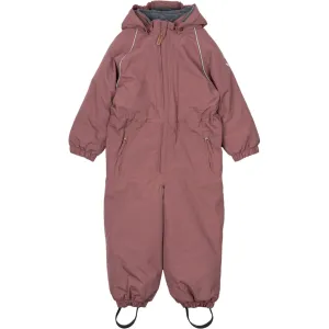 Junior Nylon Snowsuit - Rose Brown