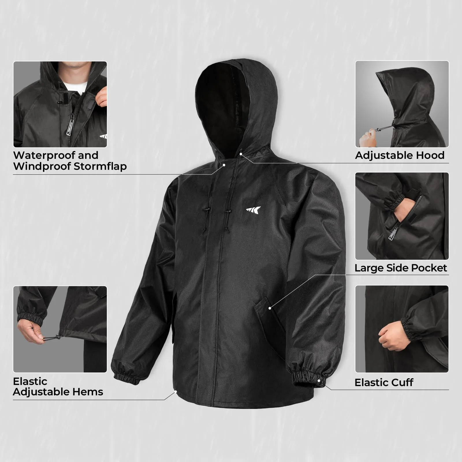 KastKing Lightweight Waterproof Rain Suit for All