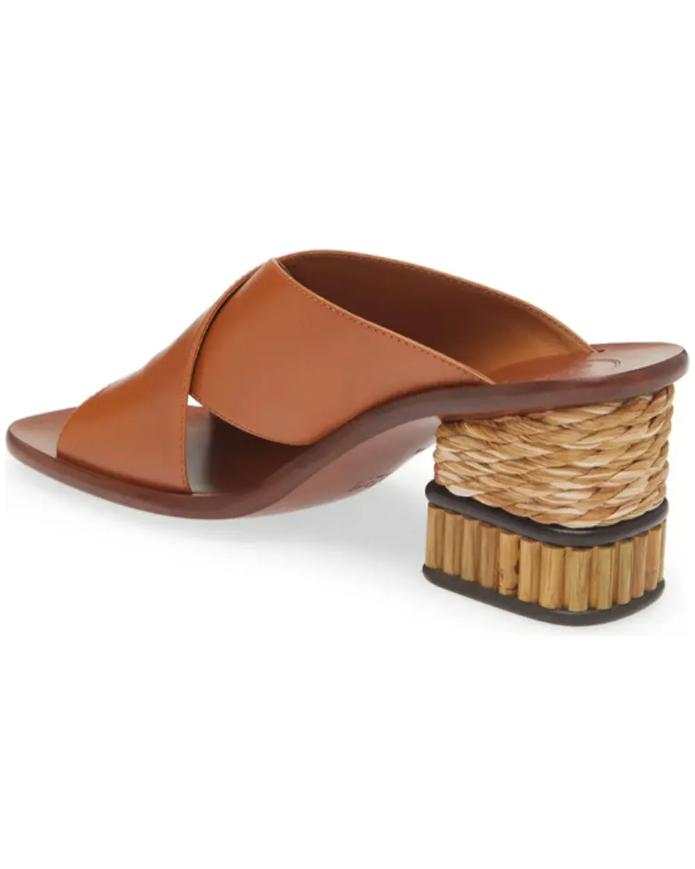 Laia Criss Cross Sandal in Ochre