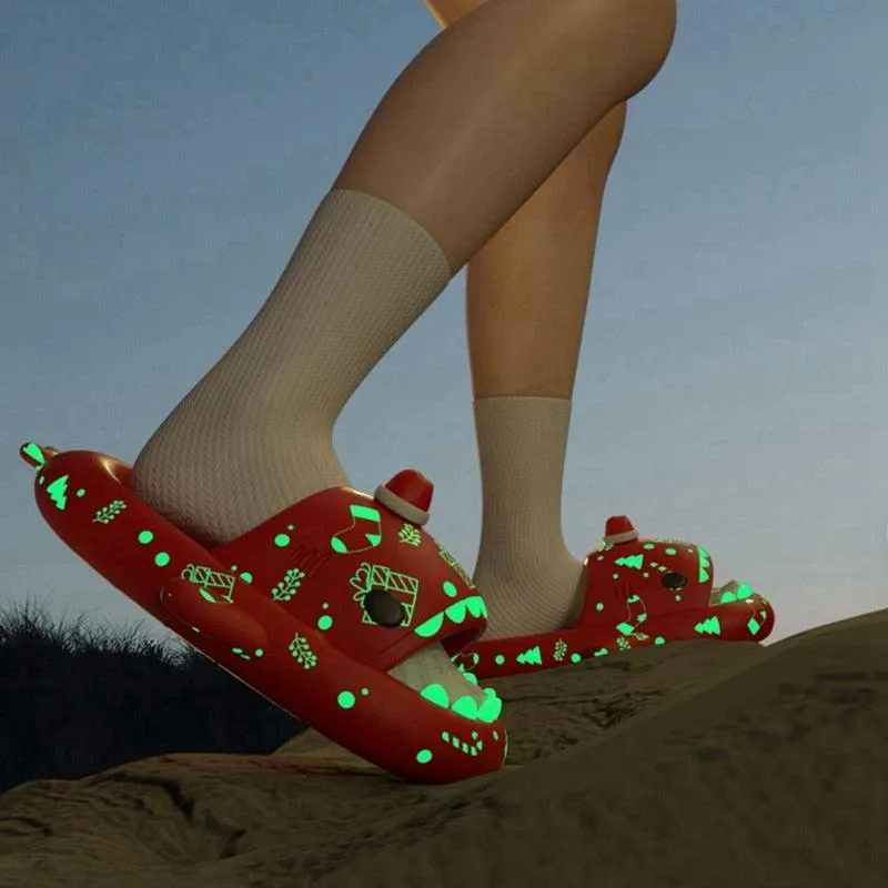 Luminous Shark Slippers