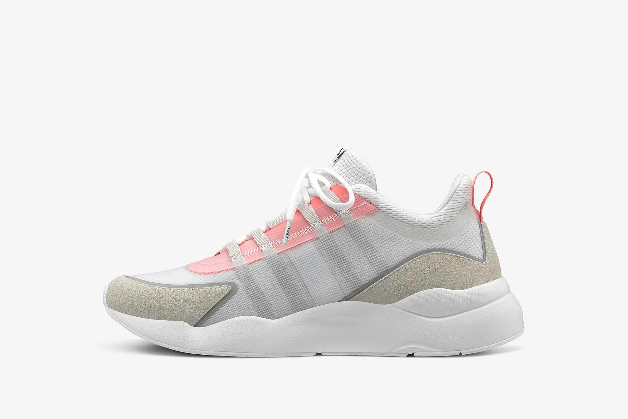 Lyron Mesh F-PRO90 White Radiant Coral - Men