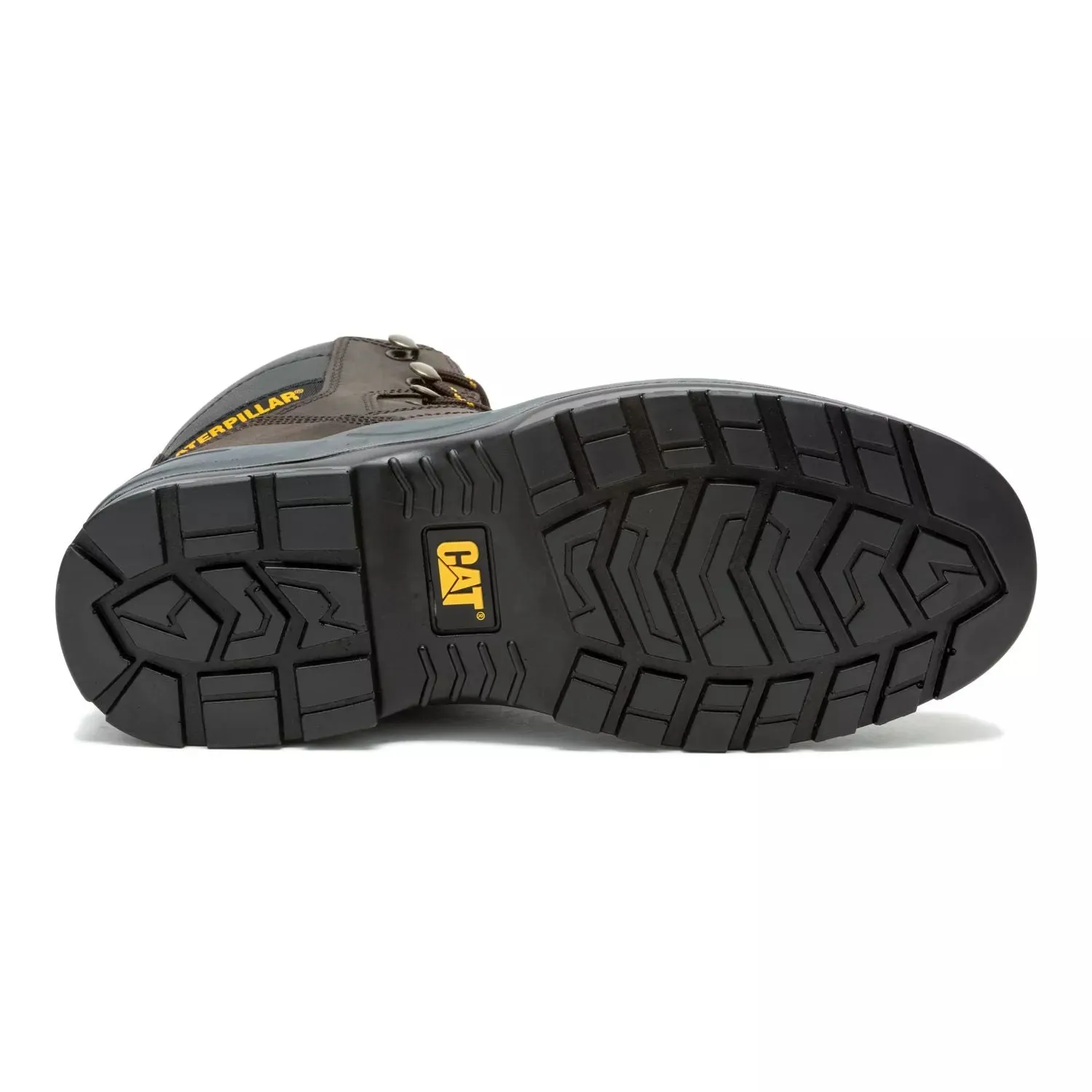 Men's Caterpillar Striver Leather Work Boots with Steel Toe