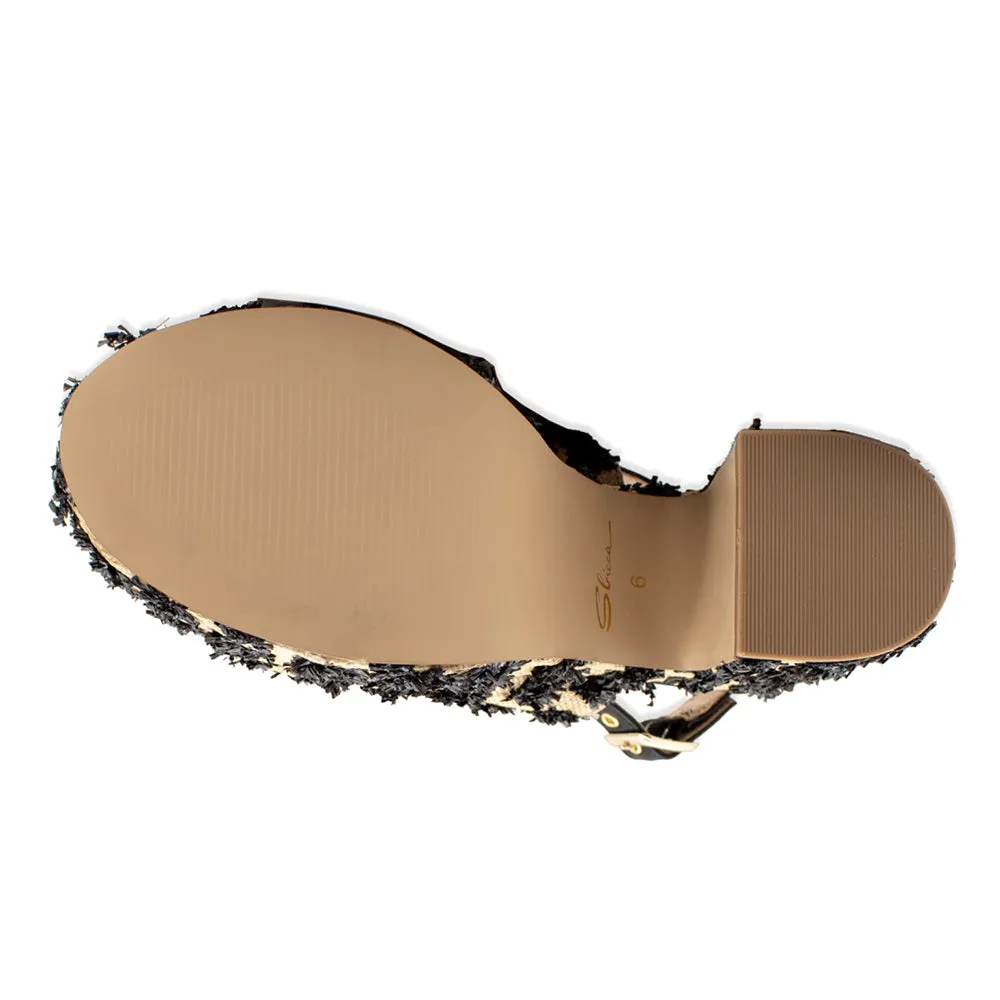Missoula Raffia Platform Sandals