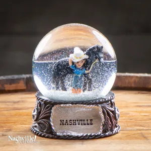 Nashville Cowboy Snow Globe