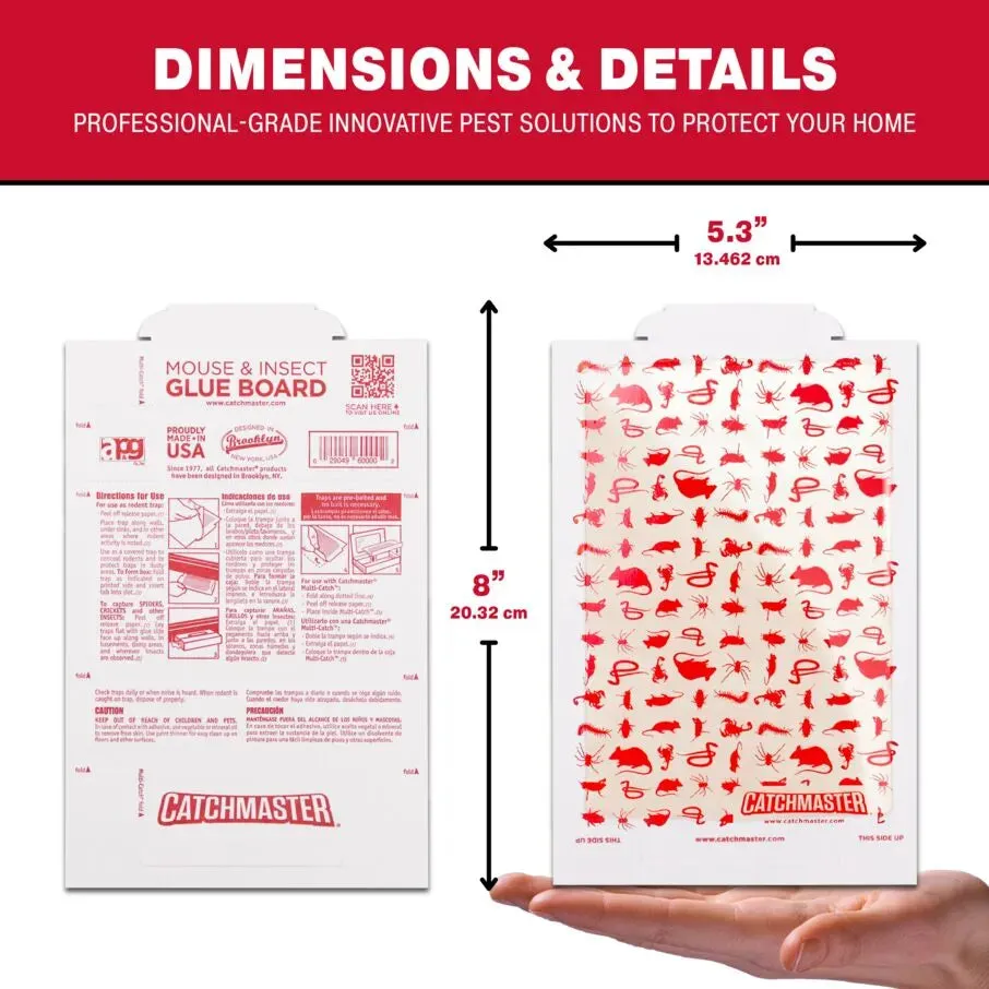 Patterned Baited Glue Boards
