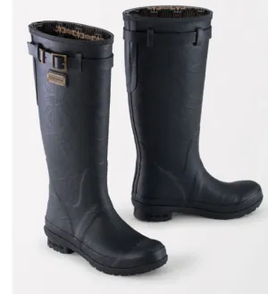 Pendleton Embossed Tall Black Heritage Rain Boots 82001