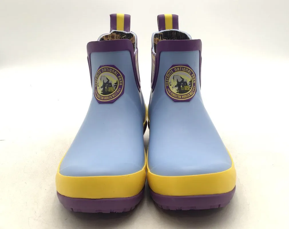 Pendleton Women's Blue Round Toe Waterproof Rain Boots - Size 6