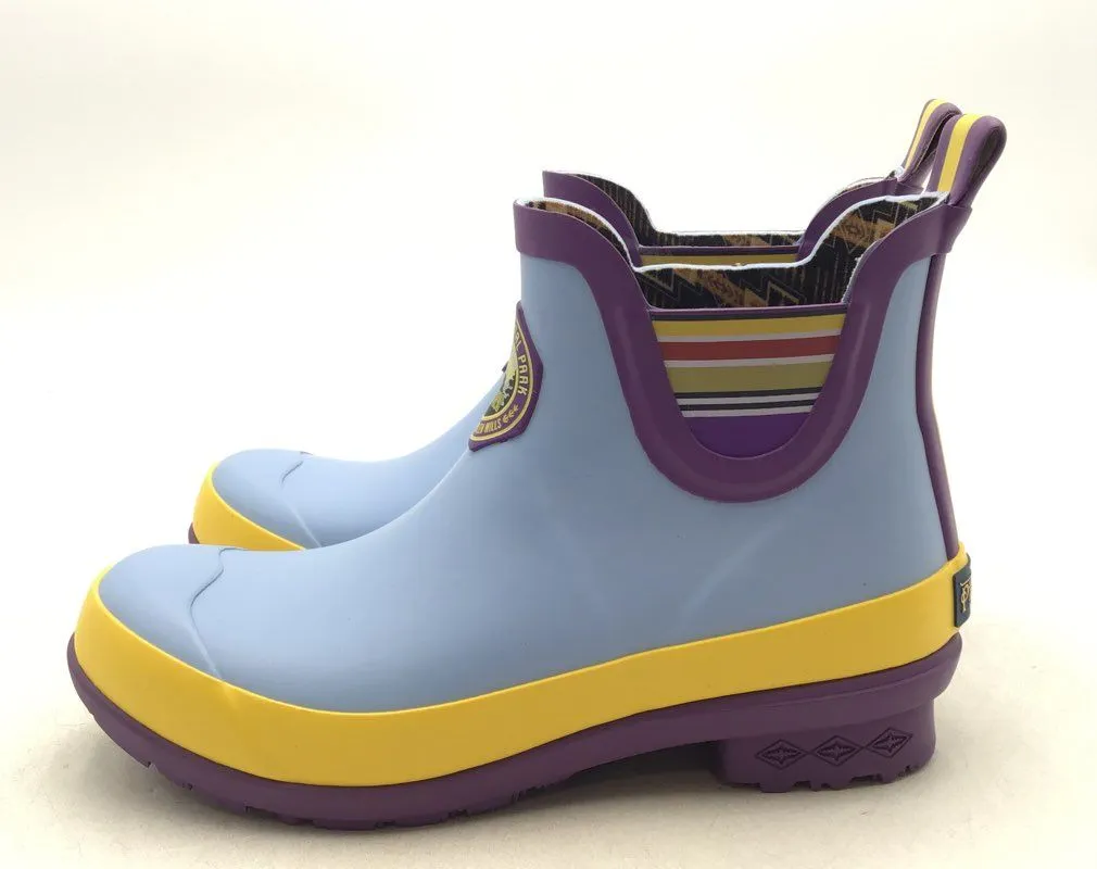 Pendleton Women's Blue Round Toe Waterproof Rain Boots - Size 6