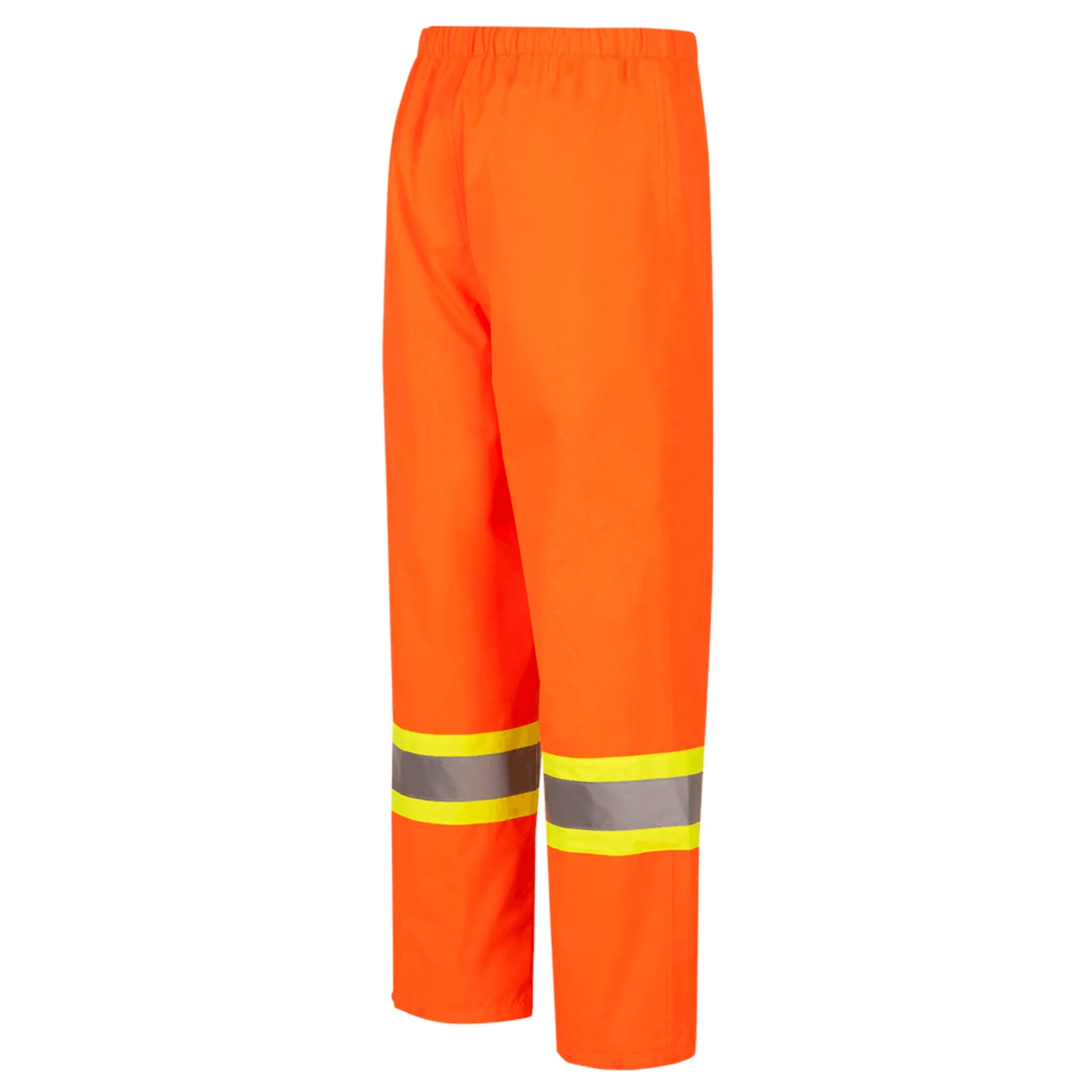 Pioneer Women's Hi Vis Safety Rain Pants "The Rock" 300D Oxford Polyester Waterproof, Reflective, Tear-Resistant, CSA Certified, Adjustable Fit | Sizes XS-4XL