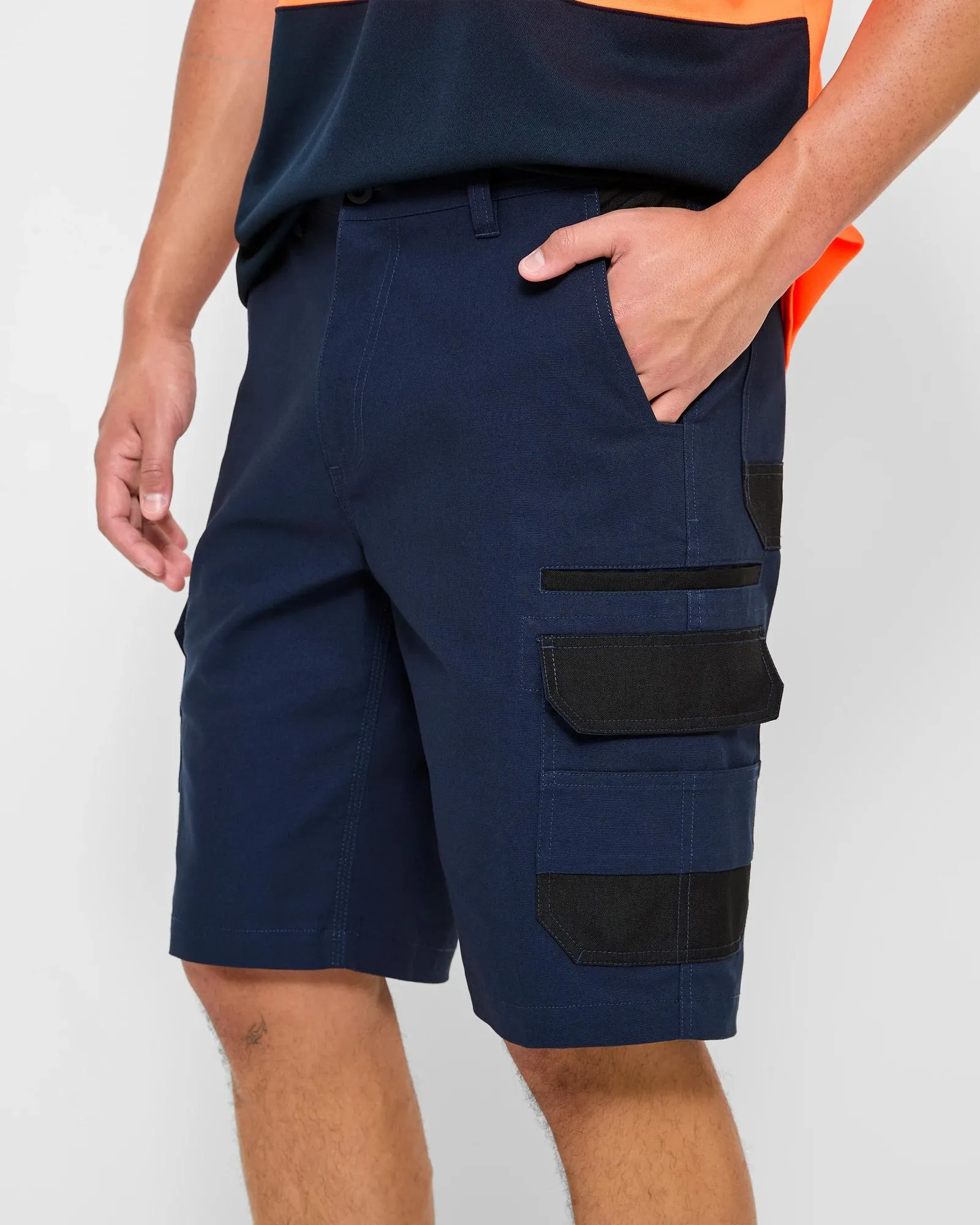 popular  Work Performance Cargo Shorts - Graphite - Navy Blue