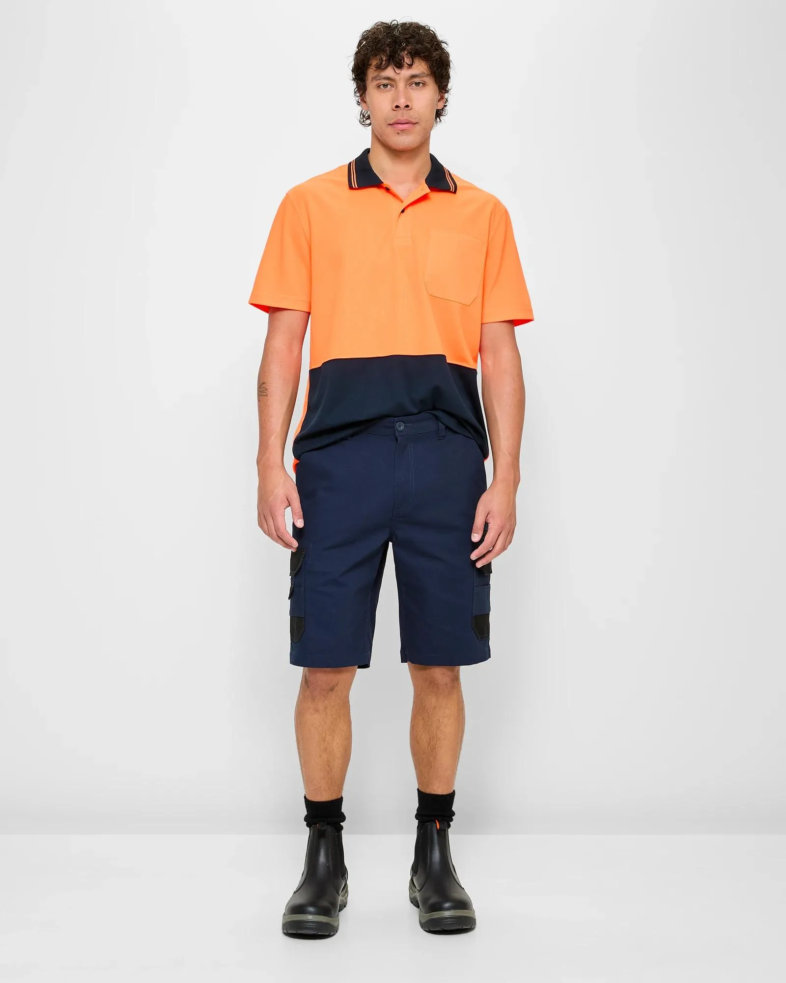 popular  Work Performance Cargo Shorts - Graphite - Navy Blue