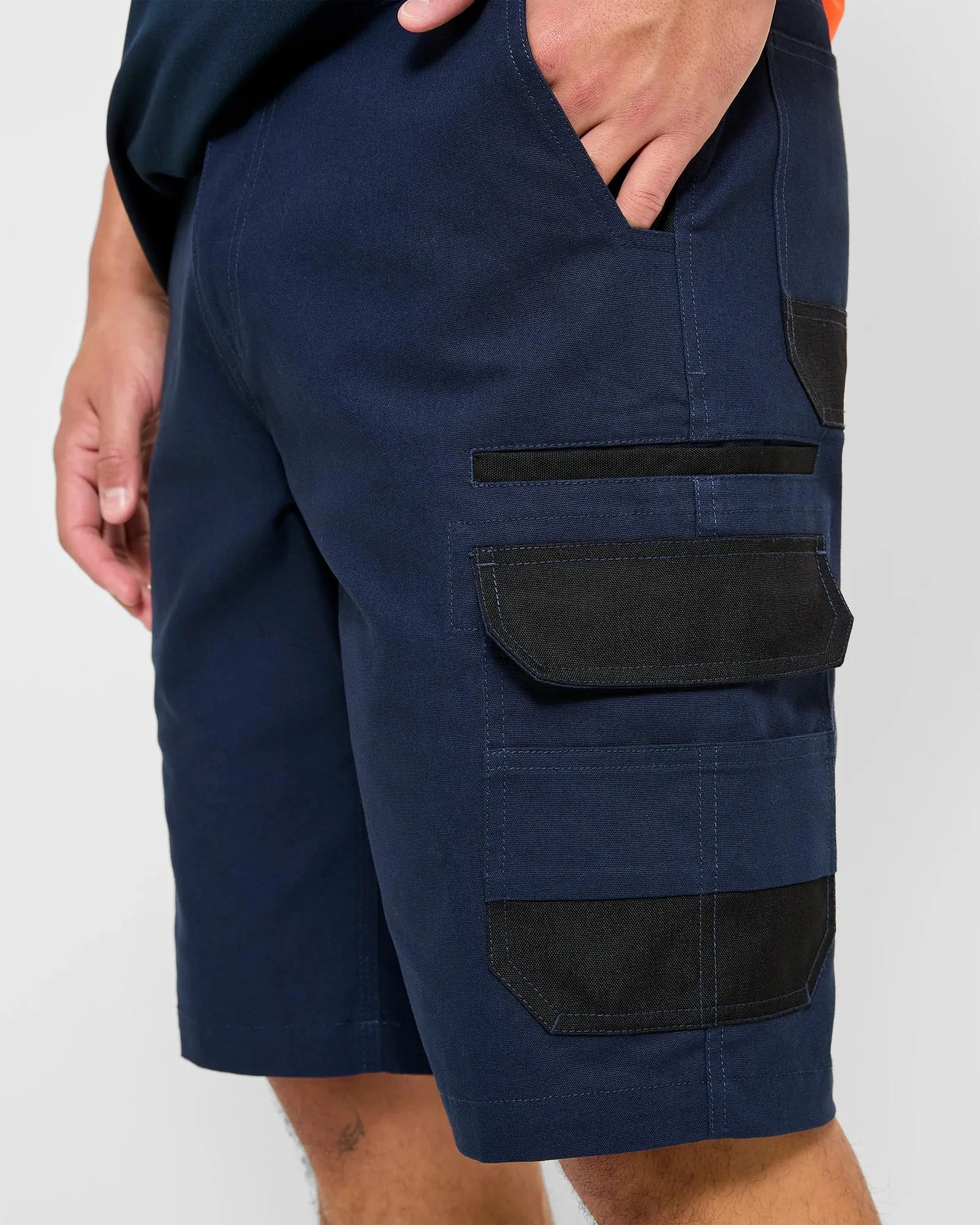 popular  Work Performance Cargo Shorts - Graphite - Navy Blue