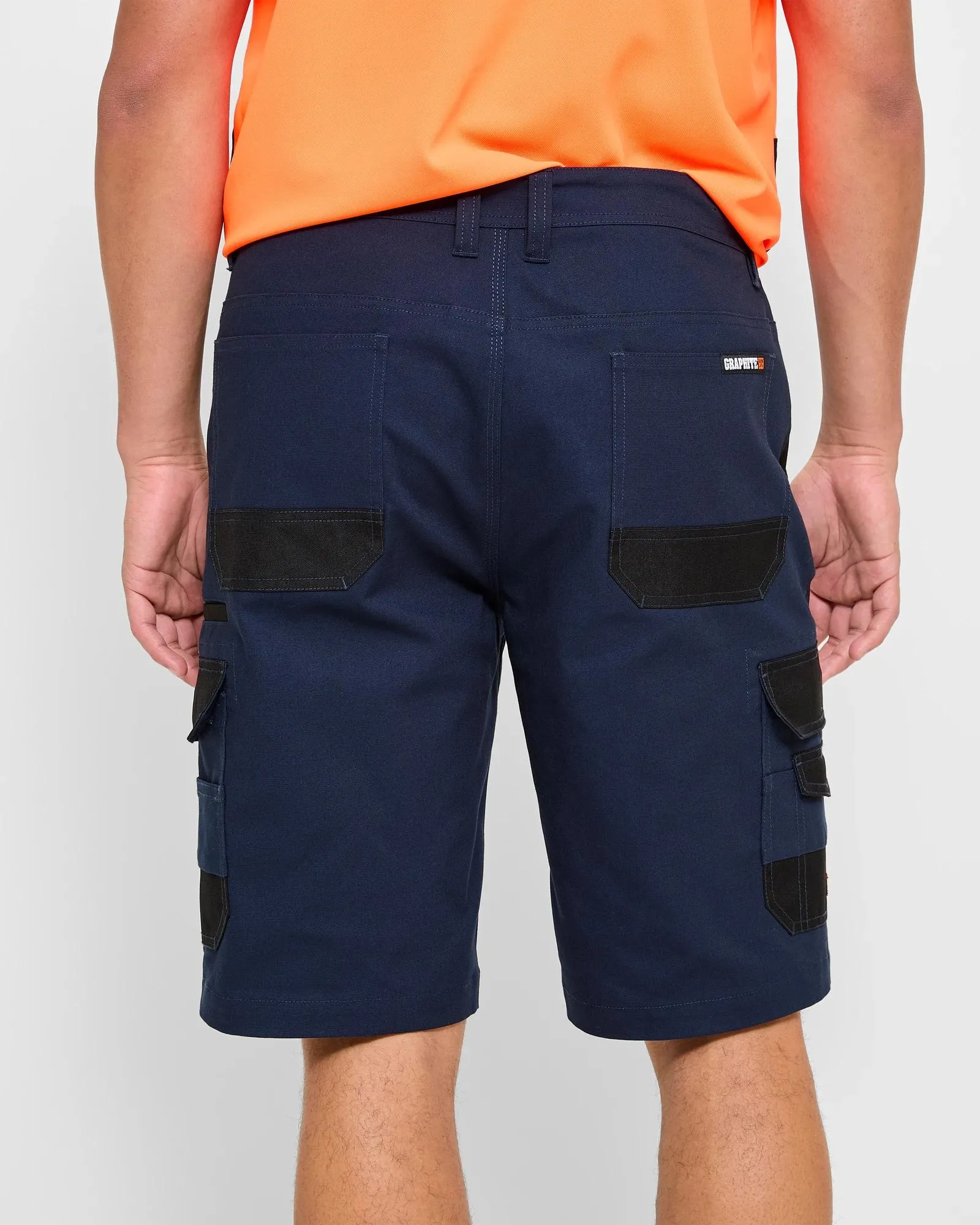 popular  Work Performance Cargo Shorts - Graphite - Navy Blue