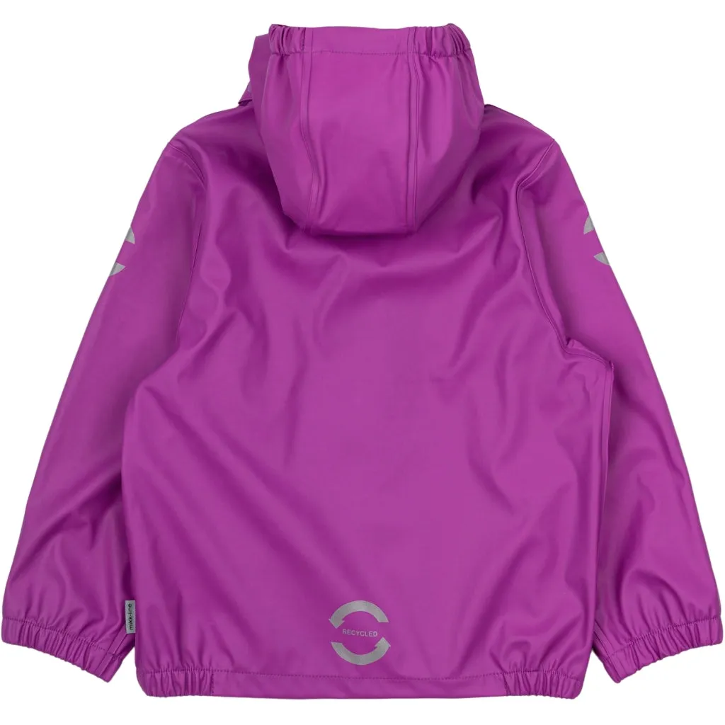 PU Rainwear (Regular pants) - Purple Cactus Flower