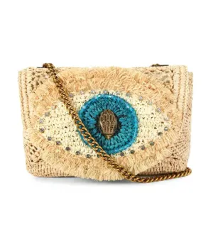 Raffia Eye Medium Kensington Bag Beige Other