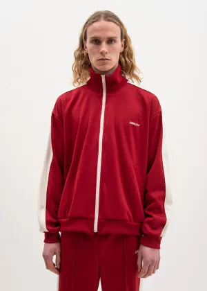 Red Waves Track Top