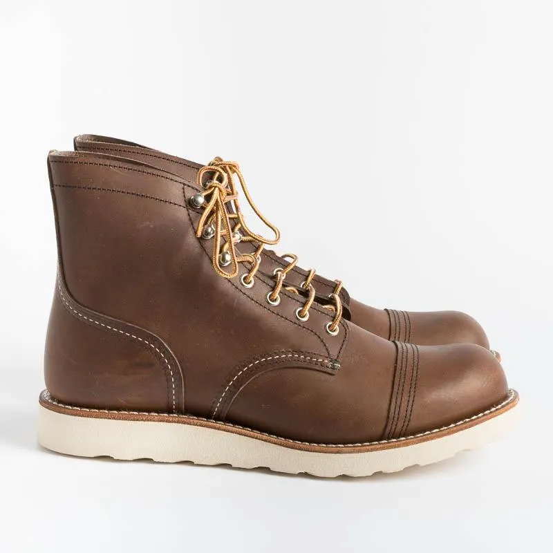 RED WING SHOES - Polacco 8088 - Iron Ranger - Amber