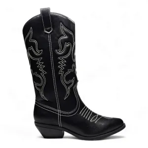 Rerun Mid-Calf Western Boot