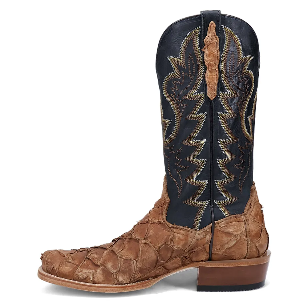 Riggs Pirarucu Square Toe Cowboy Boots