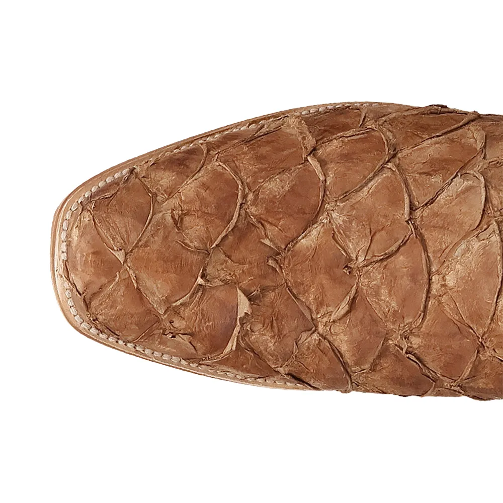 Riggs Pirarucu Square Toe Cowboy Boots