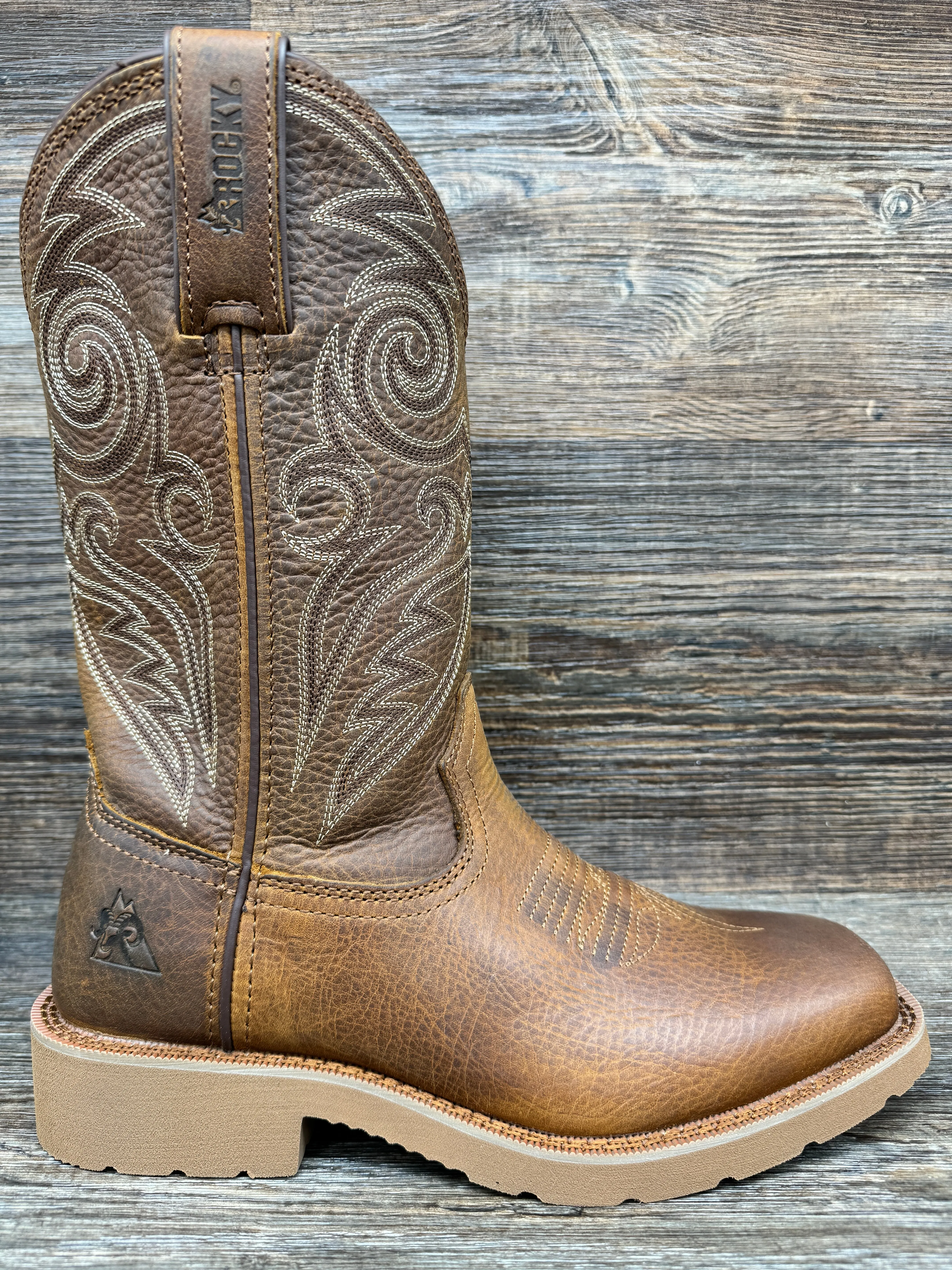 RKW0433 Men's MonoCrepe 12 inch Western Boot by Rocky