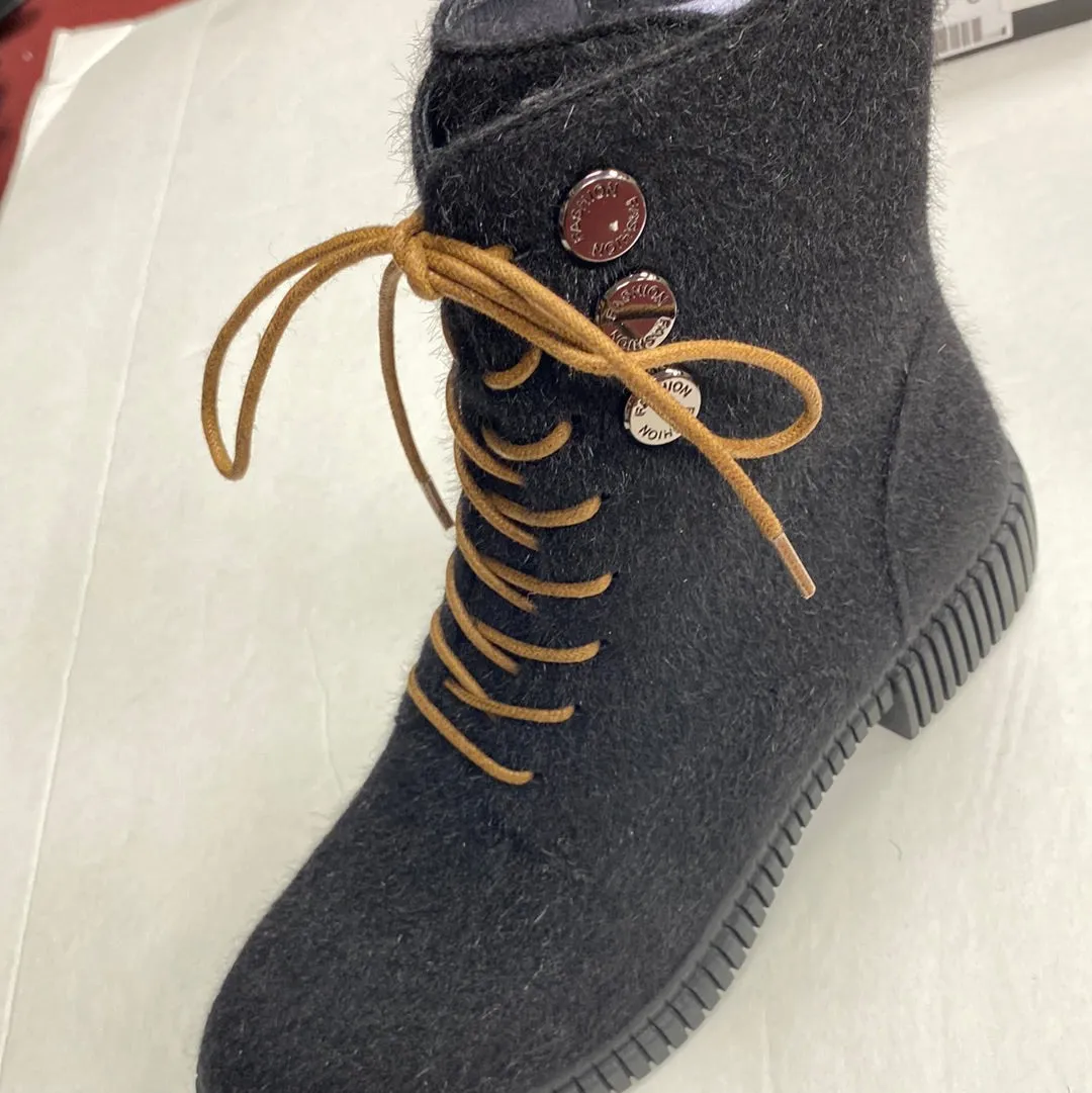 SALE FW22 Lolit BT119 Black Suede Workboot