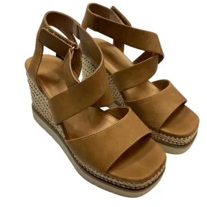 Sandals Heels Wedge By Soda  Size: 8.5