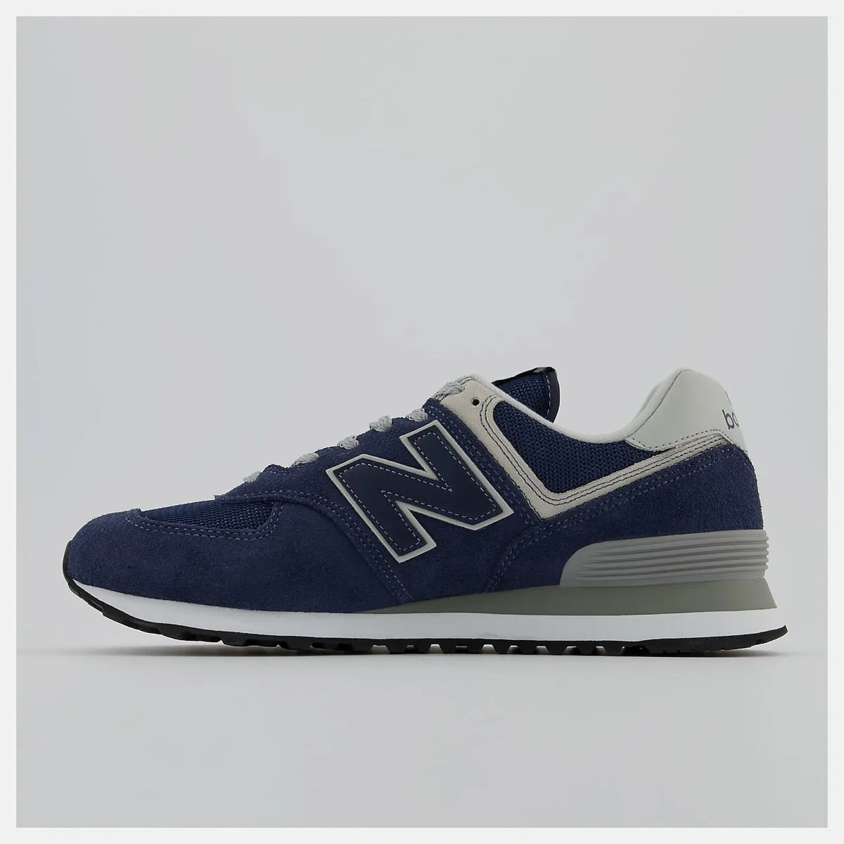 Scarpe Uomo NEW BALANCE Sneakers 574 in Pelle Scamosciata e Mesh colore Navy