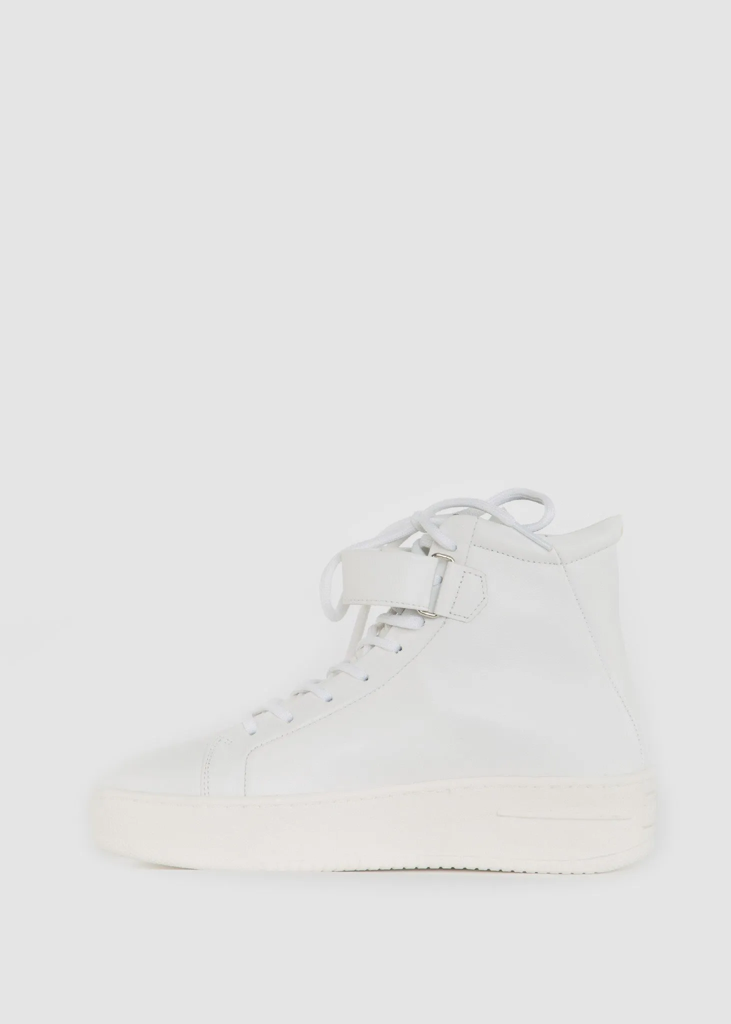 Seven20 High Cut Strap Shoes White