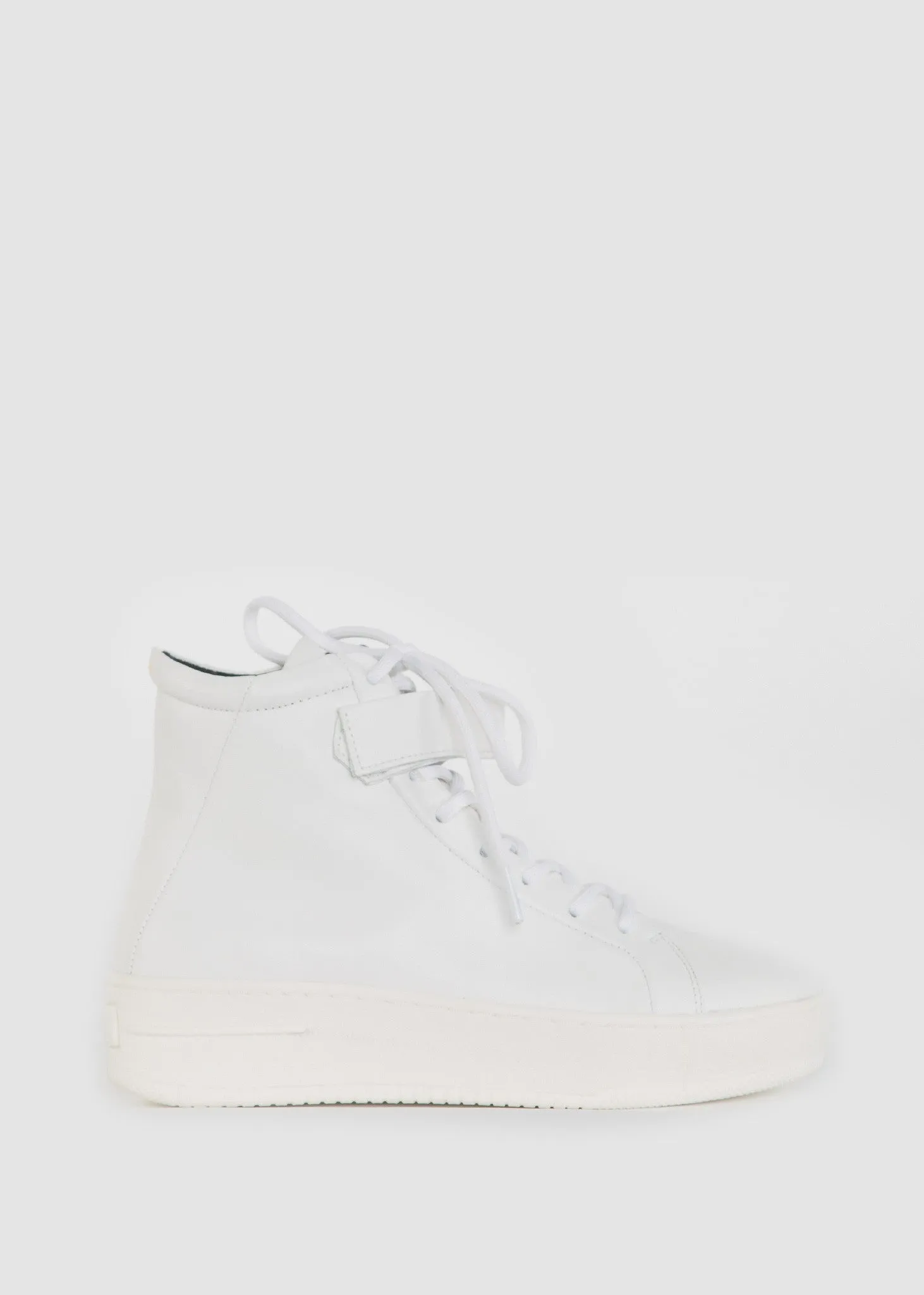 Seven20 High Cut Strap Shoes White