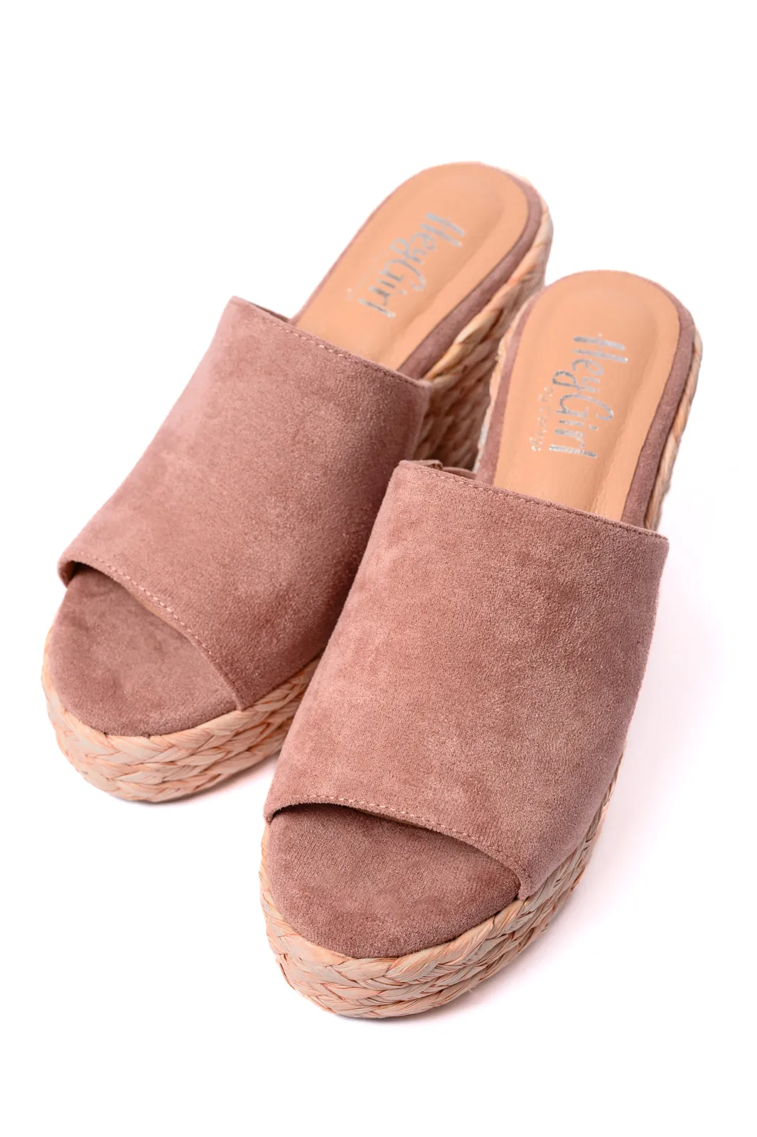 Solstice Espadrille Wedge in Blush- CORKY'S