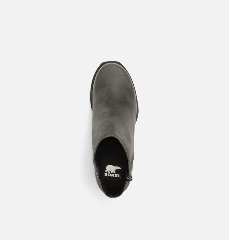 Sorel Joan of Arctic Wedge III Zip Quarry Black Women's