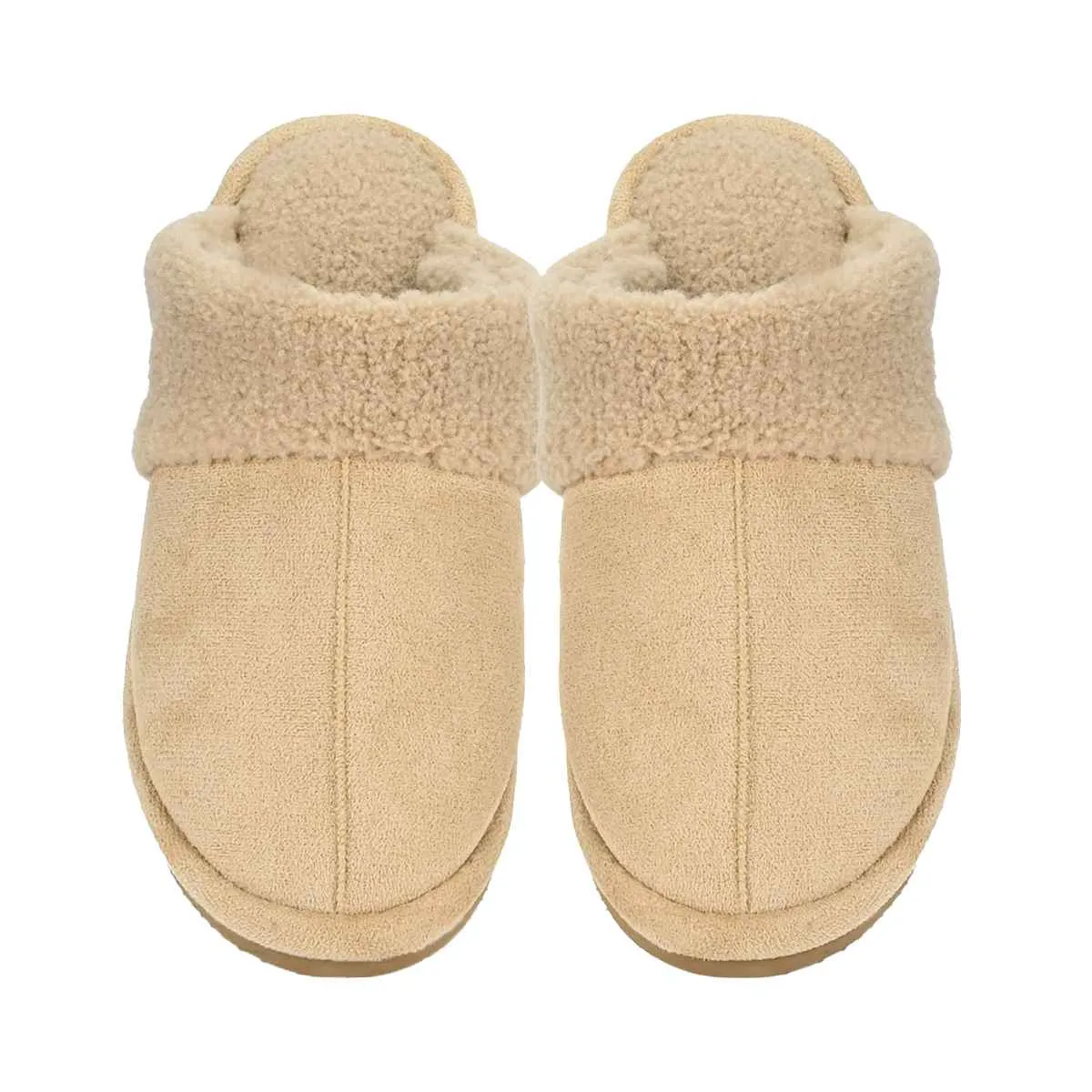 SPE0005 Suede Sherpa Slippers