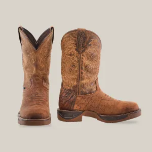 Tan Brown Rough out - Waterproof - Soft Toe