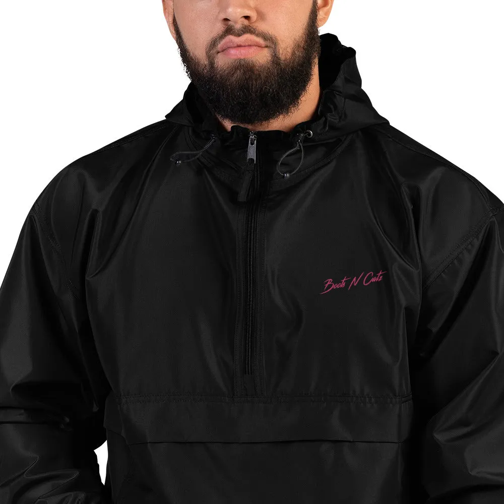 TBO x Boots N Catz x Champion Limited Edition Embroidered Packable Jacket/Windbreaker