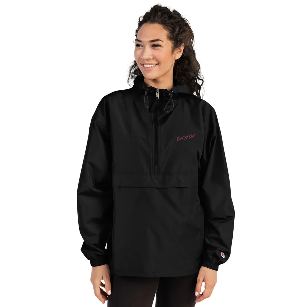TBO x Boots N Catz x Champion Limited Edition Embroidered Packable Jacket/Windbreaker