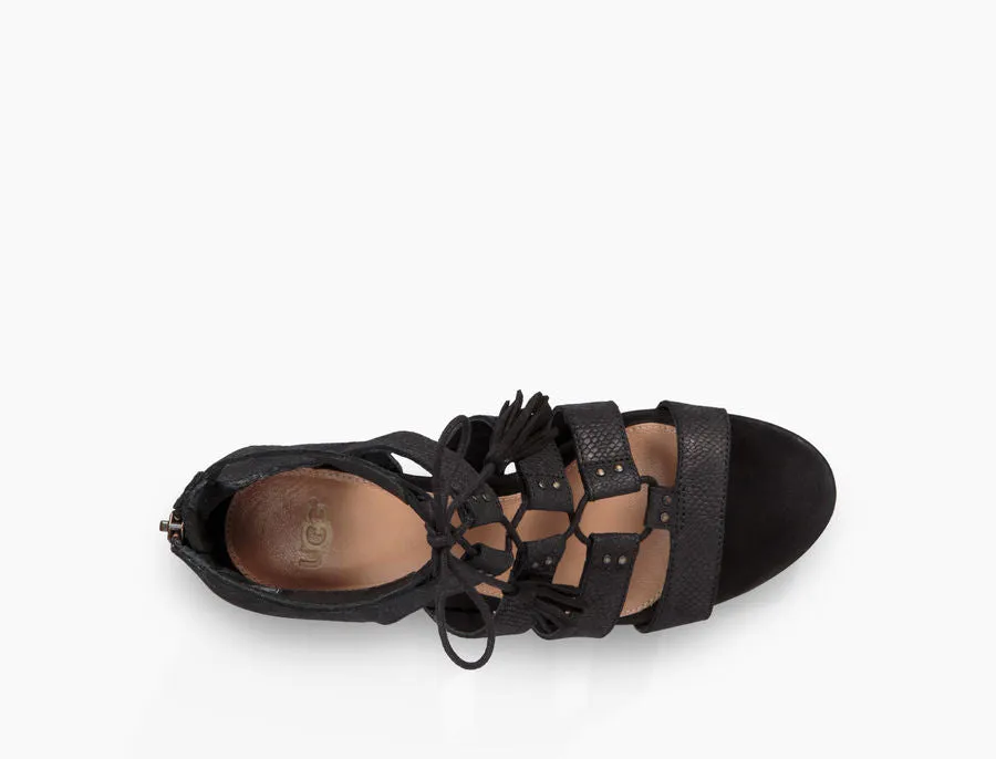 UGG Australia Women's Yasmin Snake Wedge | Black