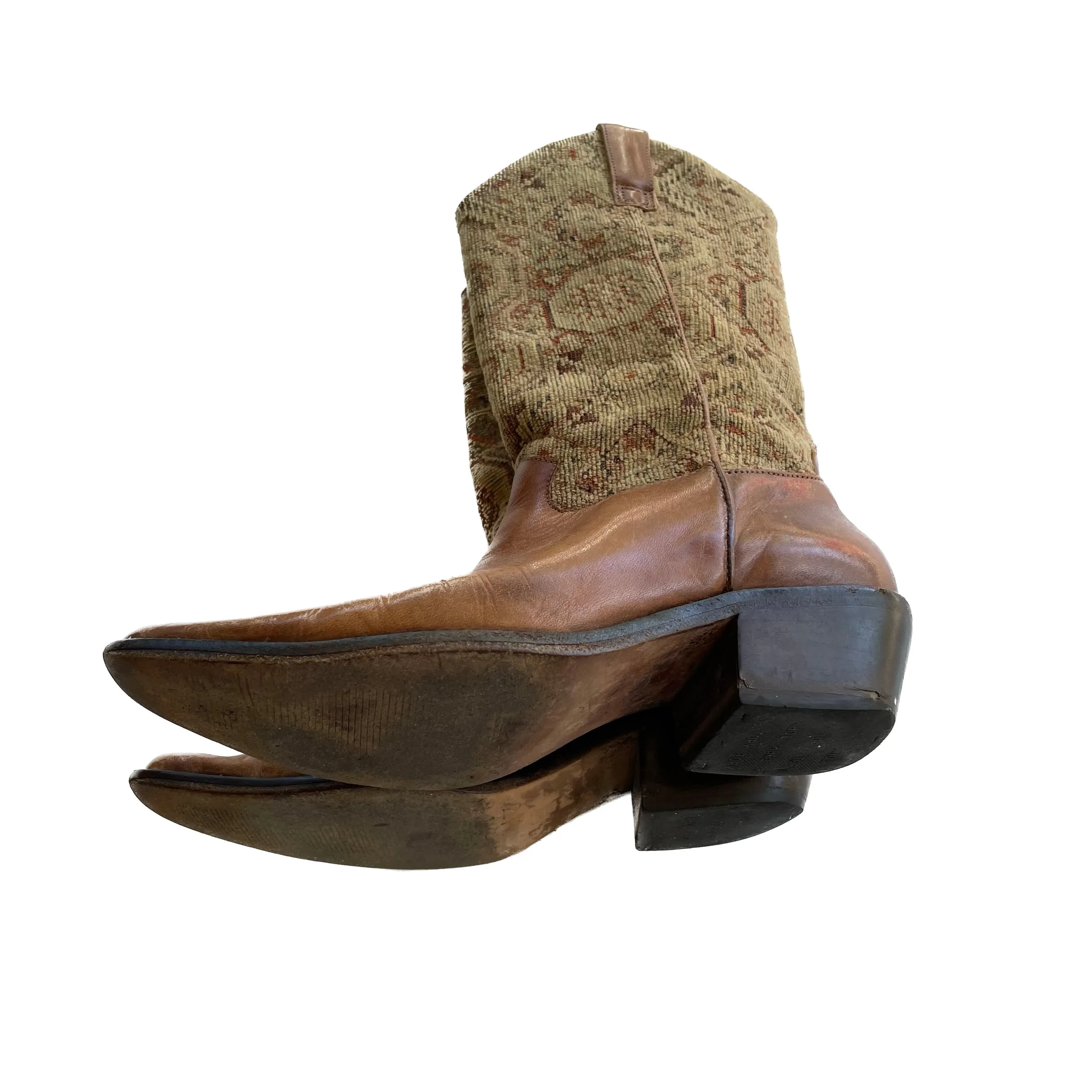 VINTAGE TAPESTRY COWBOY BOOTS