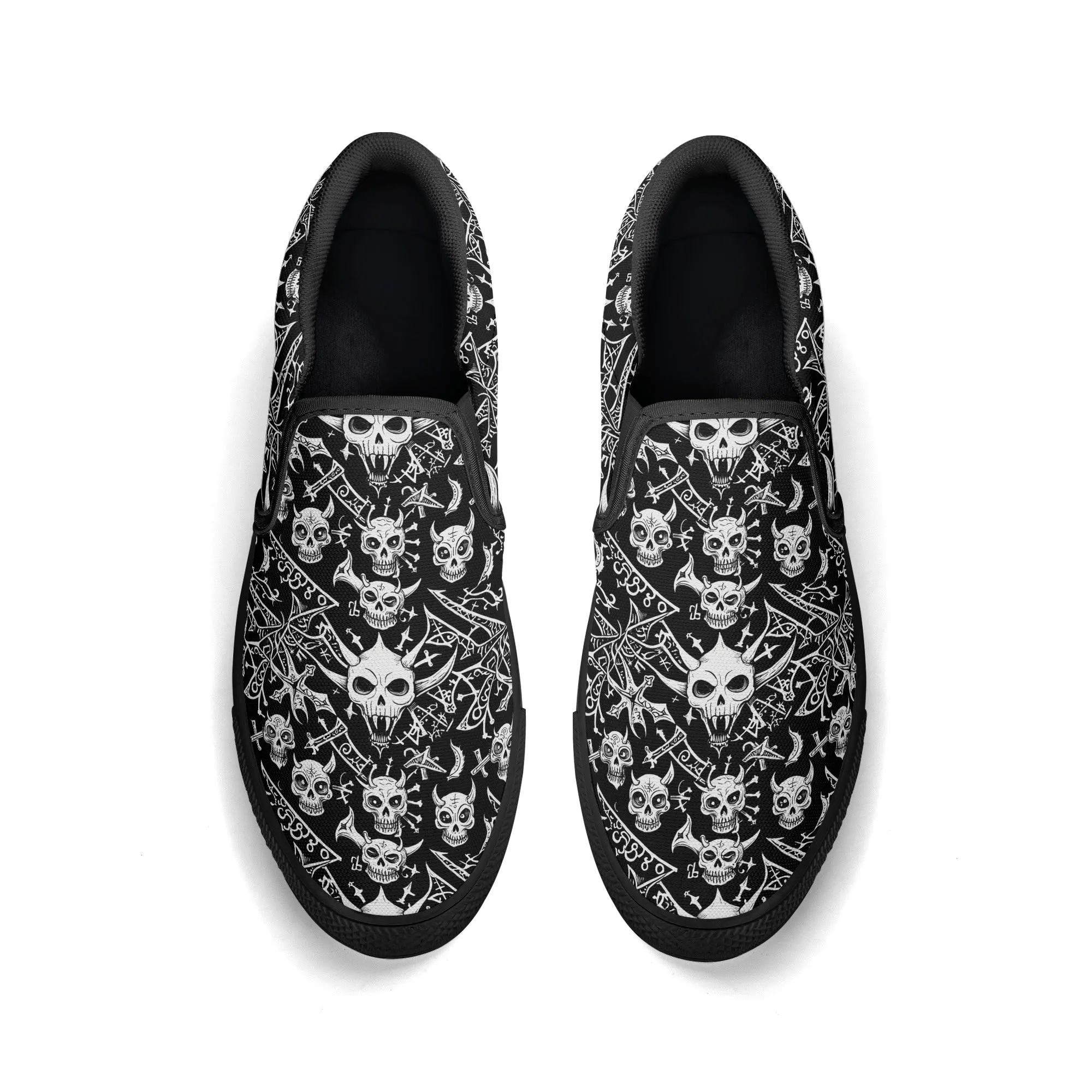 Womens Little Devils Rubber Slip On Shoes
