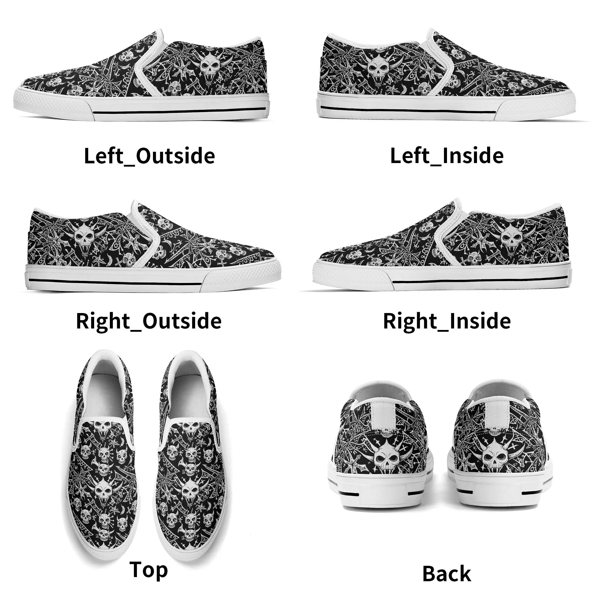 Womens Little Devils Rubber Slip On Shoes