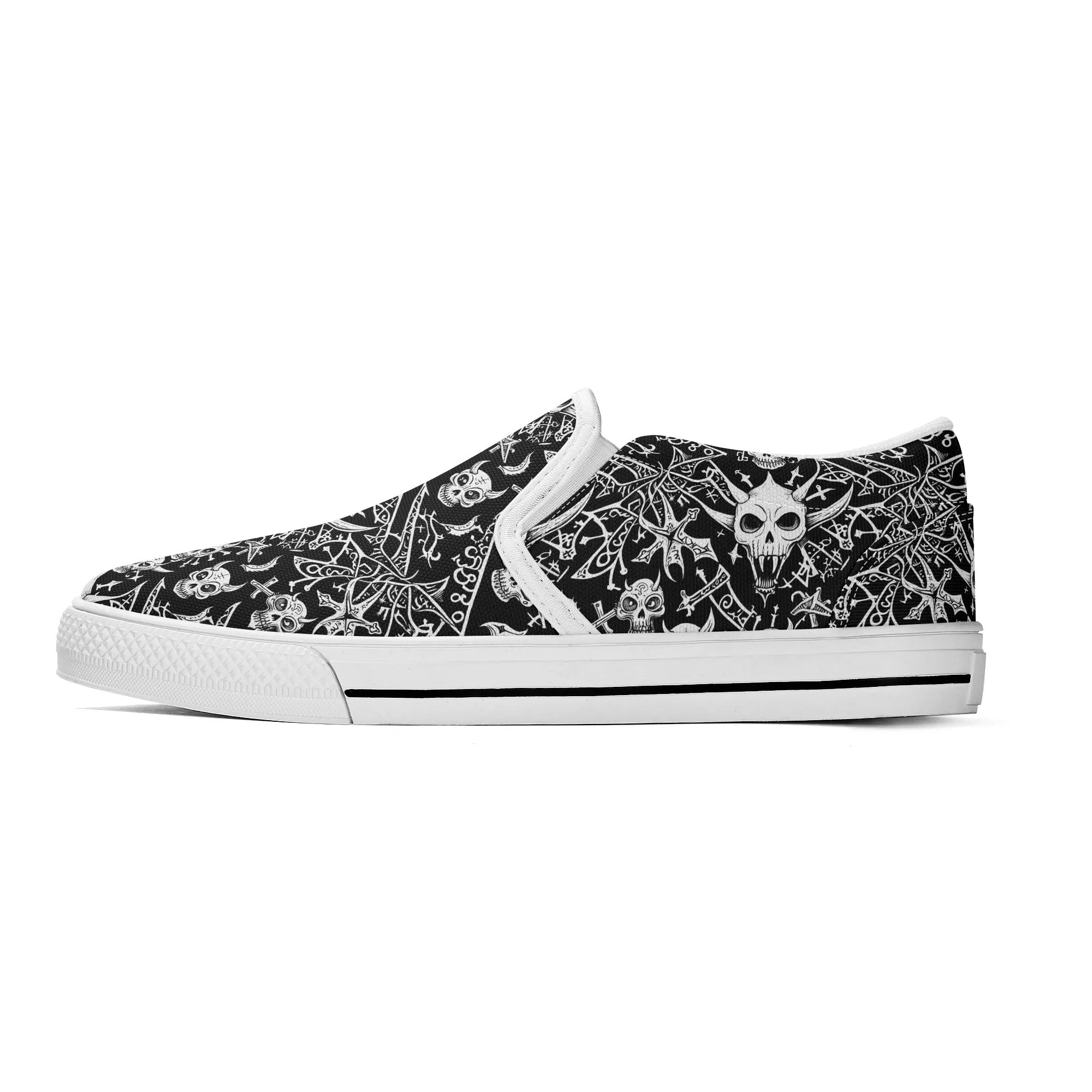 Womens Little Devils Rubber Slip On Shoes