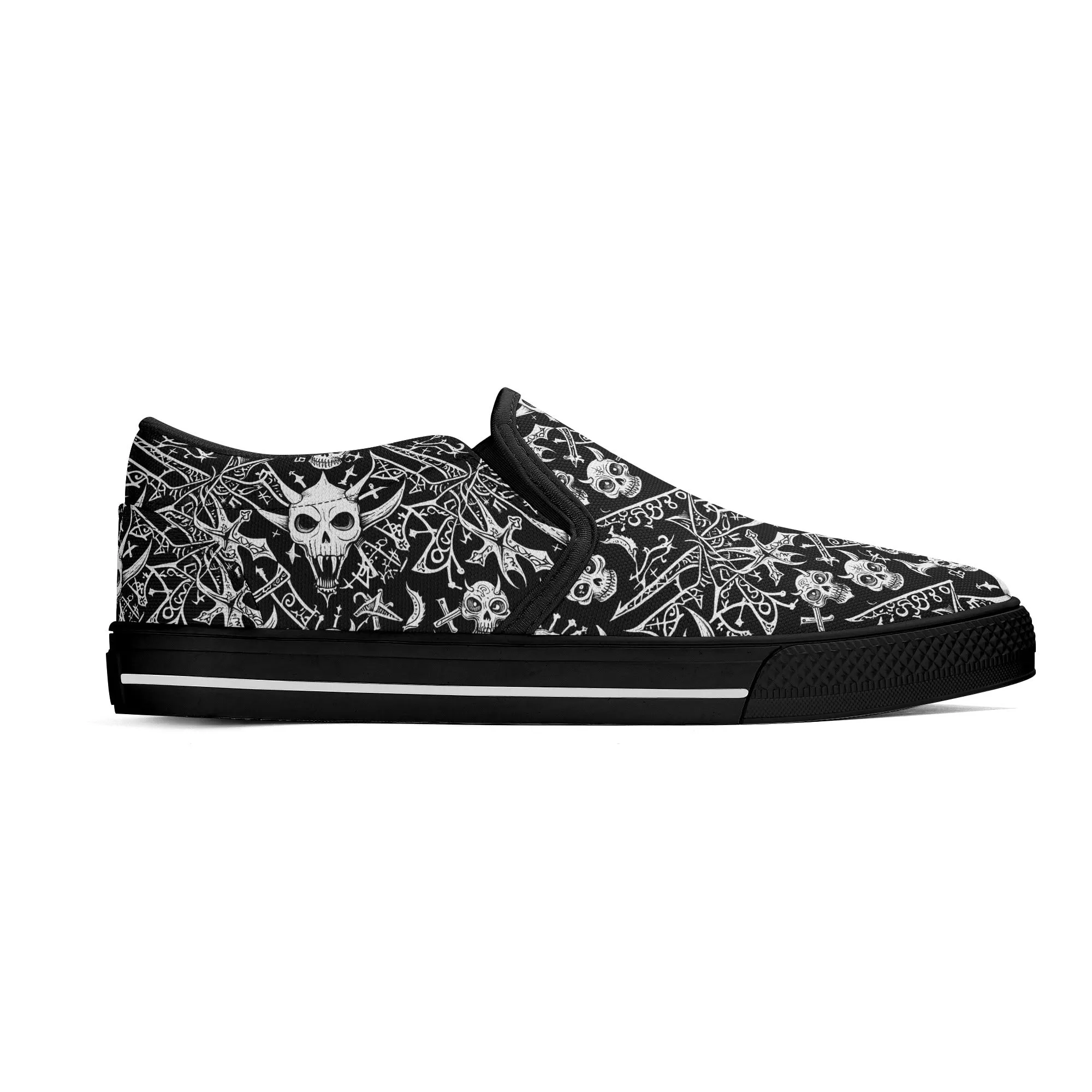 Womens Little Devils Rubber Slip On Shoes