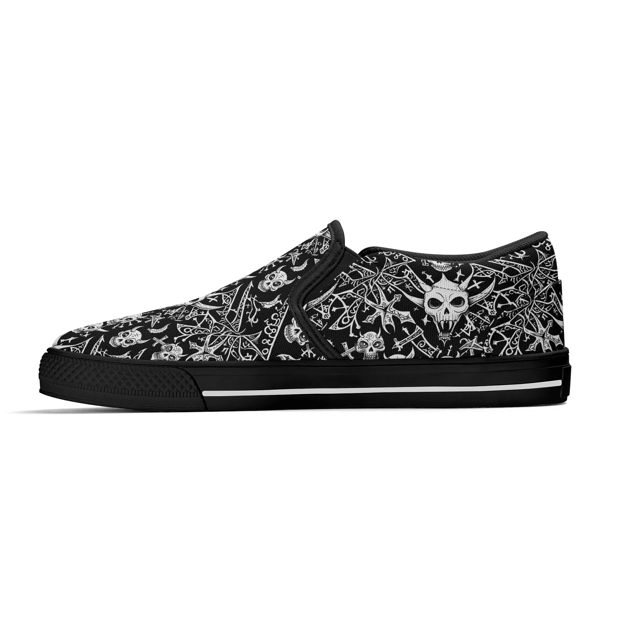 Womens Little Devils Rubber Slip On Shoes