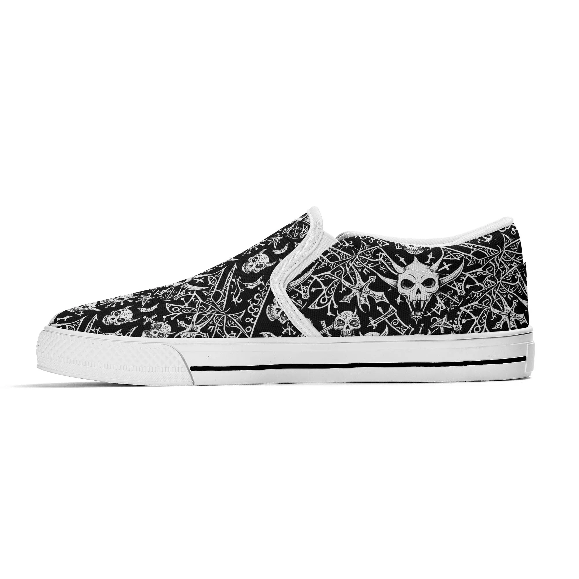 Womens Little Devils Rubber Slip On Shoes