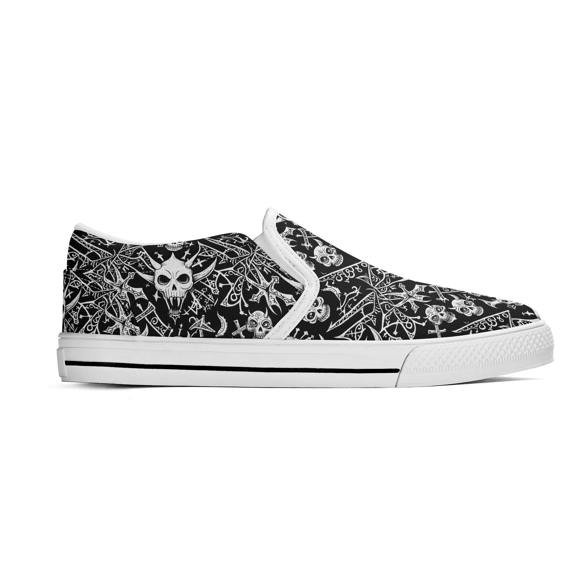 Womens Little Devils Rubber Slip On Shoes