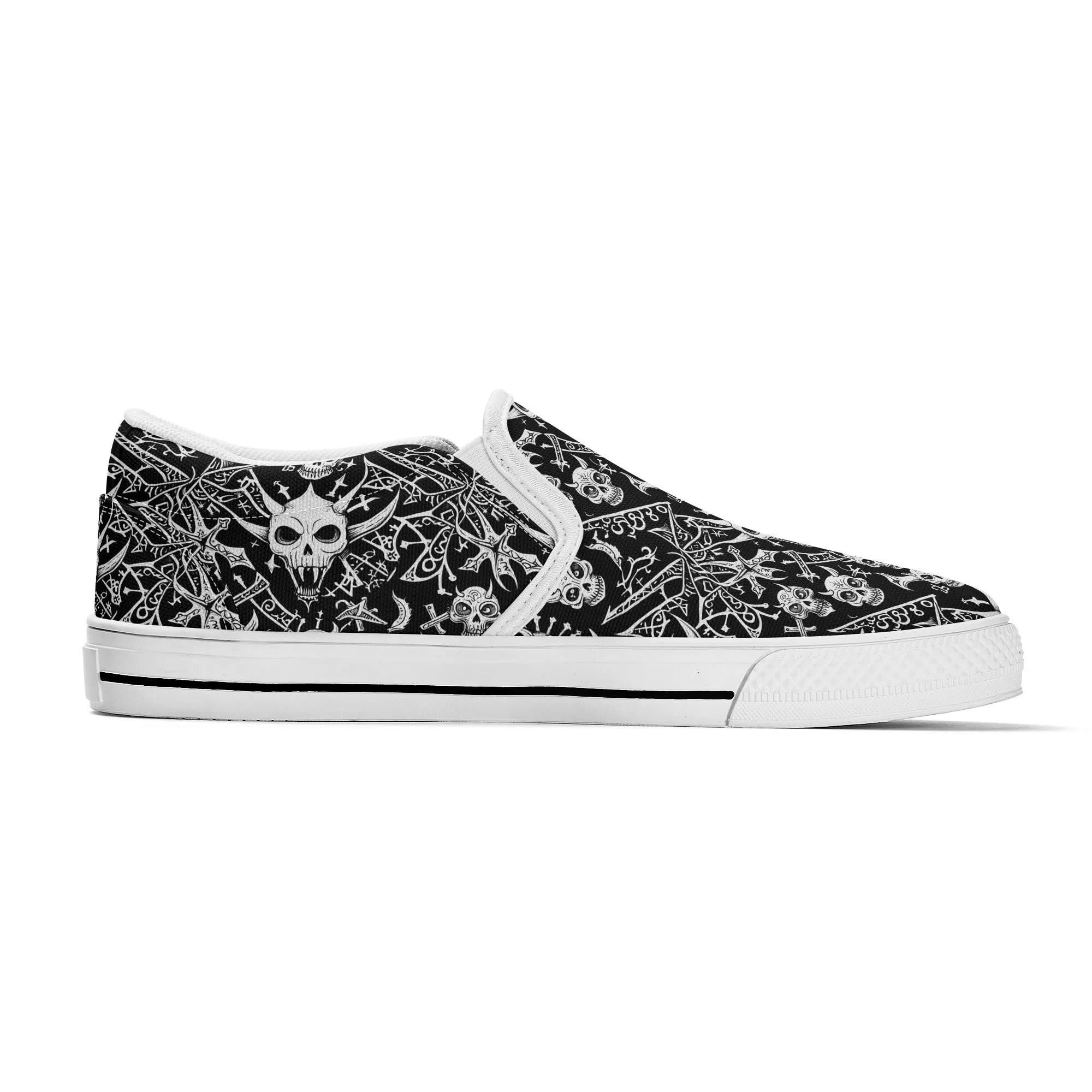 Womens Little Devils Rubber Slip On Shoes