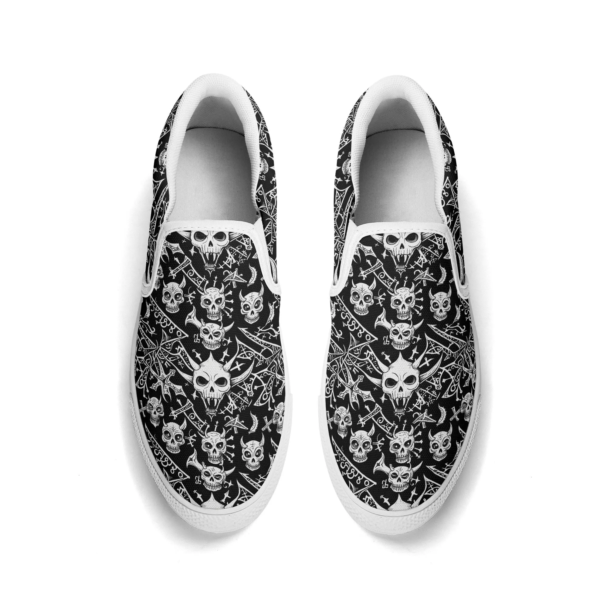 Womens Little Devils Rubber Slip On Shoes
